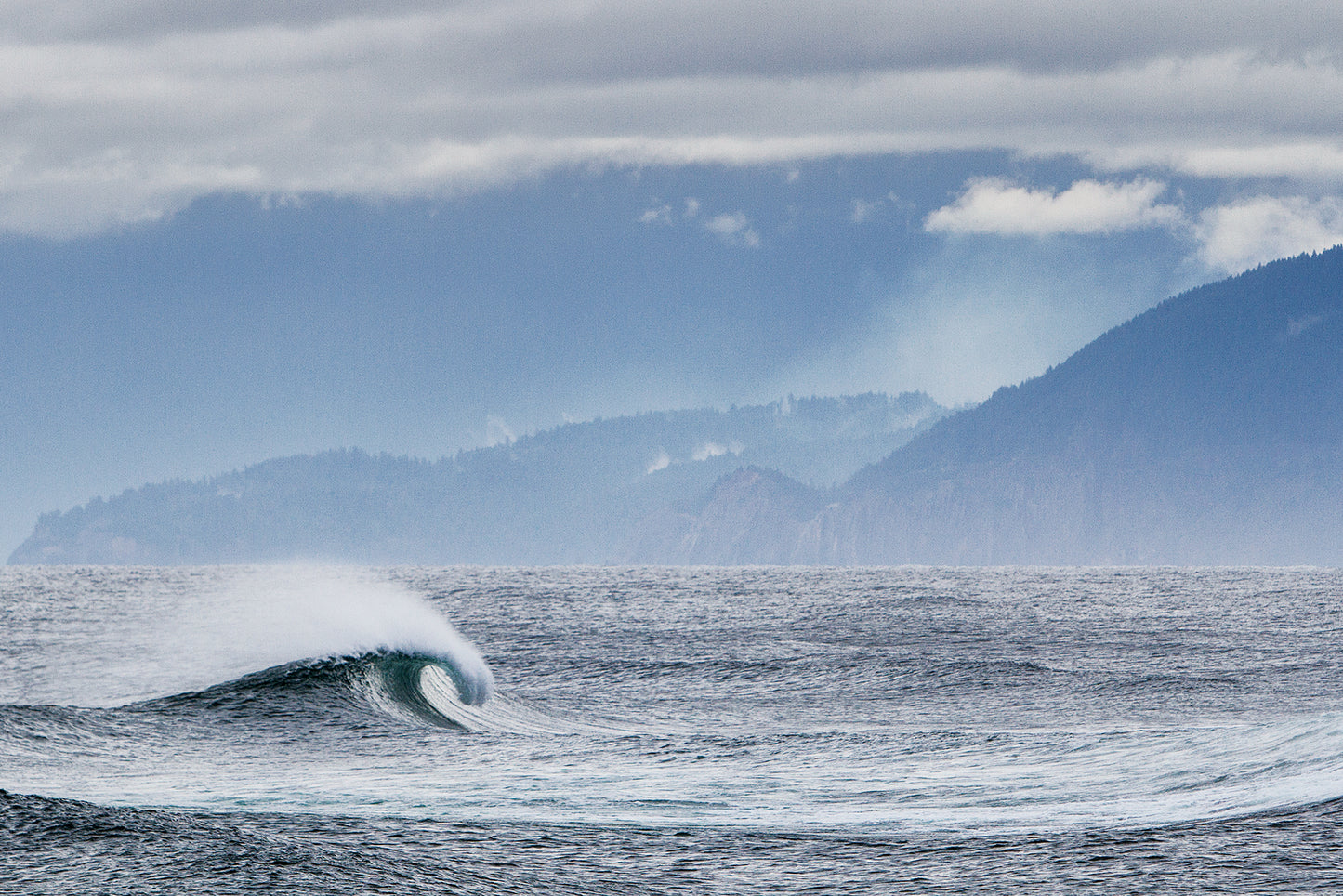A Peak Peek- A photograph by Mark McInnis.