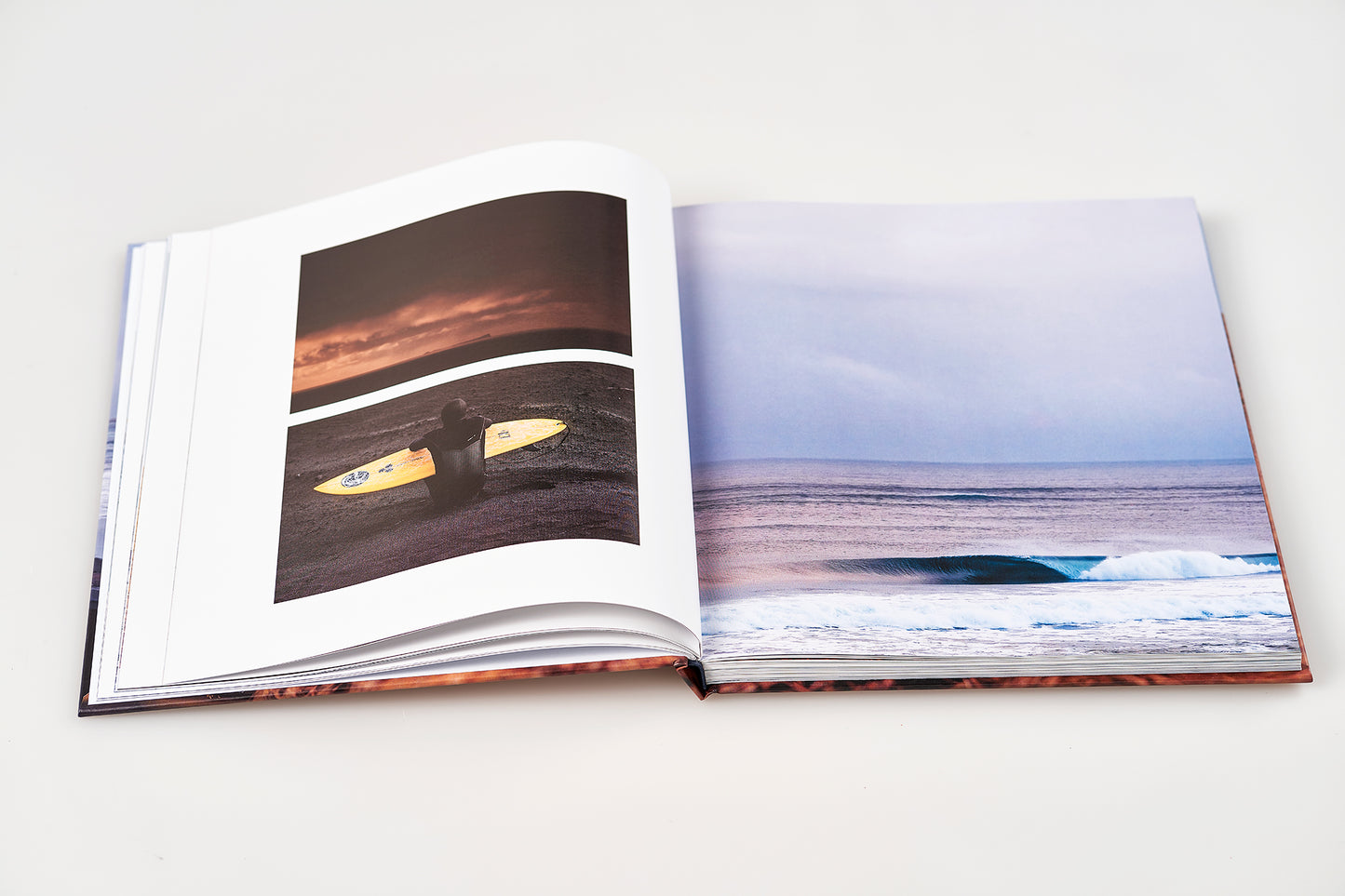 Island X- A photography book by Mark McInnis- Standard edition open.