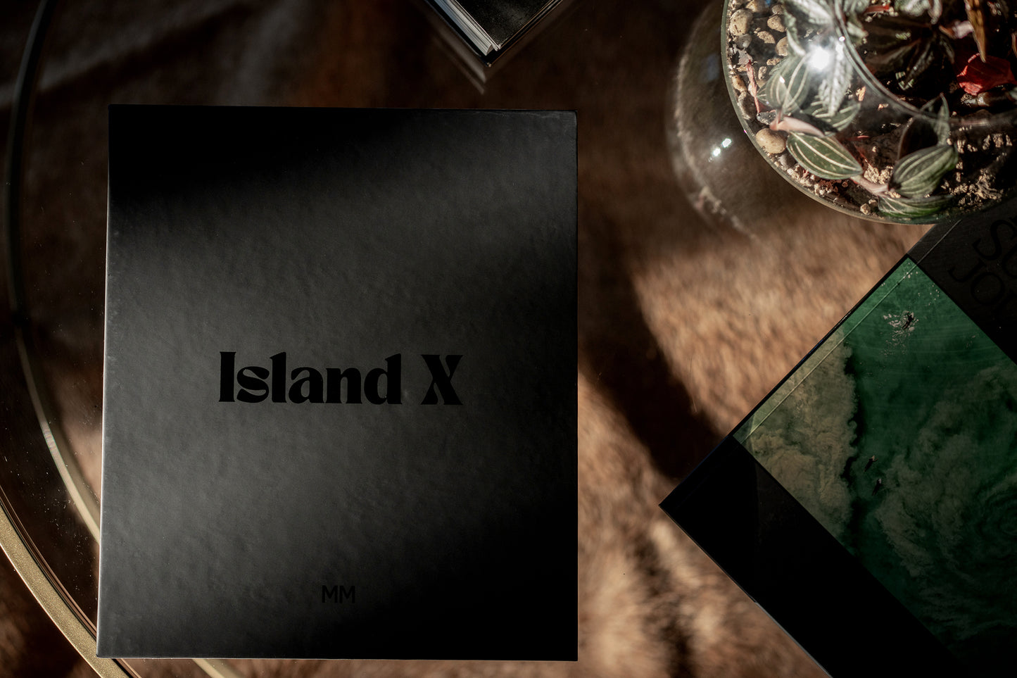 Island X- A photography book by Mark McInnis- Limited edition black slip case.