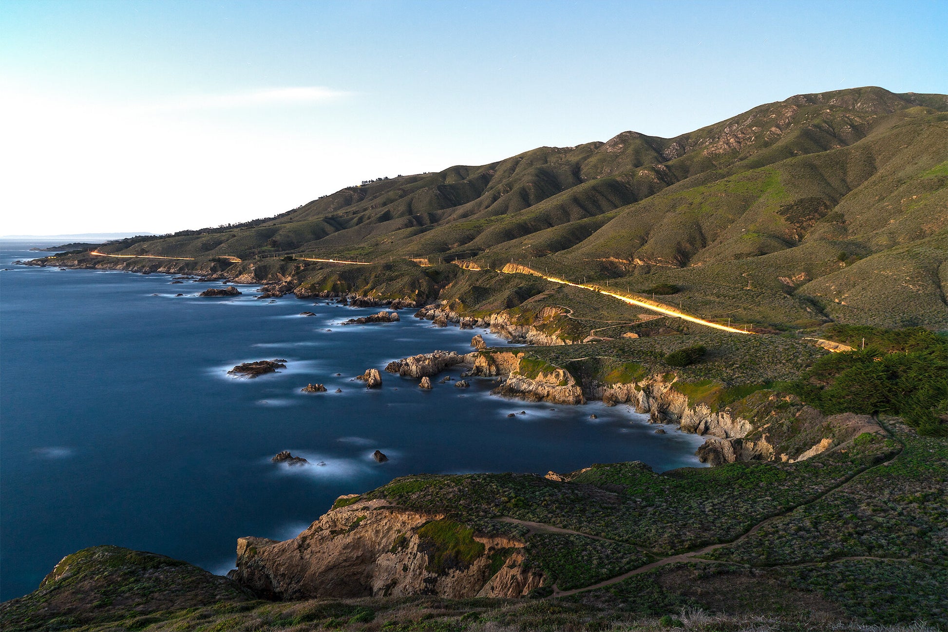Californian Coast- A photograph by Mark McInnis.